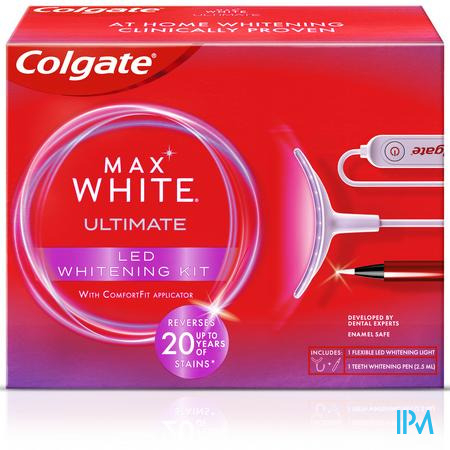 Colgate Max White Ultimate Kit Blancheur Led | Hygiène bucco-dentaire