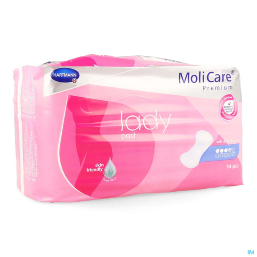 Molicare Premium Lady Pad 3,5 Drops 14 Pieces | Tampons - Protège-slips