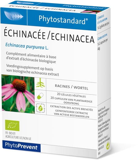 Phytostandard Echinacee 20 Capsules | Défenses naturelles