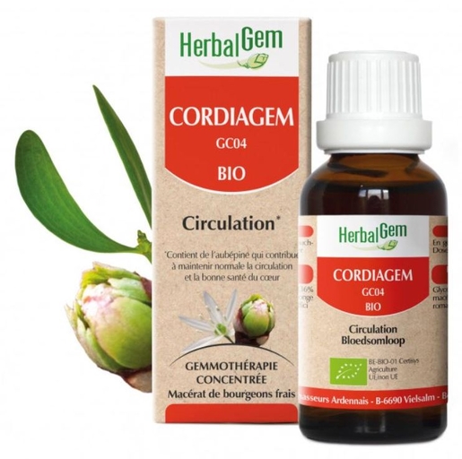 Herbalgem Cordiagem  BIO Gouttes 30ml | Tension - Cholesterol