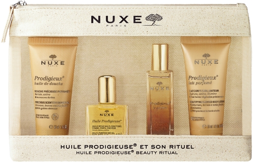 Nuxe Trousse Huile Prodigieuse Et Son Rituel 4 Produits | Hydratation - Nutrition