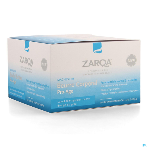 Zarqa Magnesium Beurre Corps 200ml | Hydratation - Nutrition