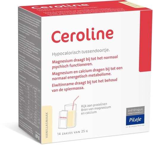 Ceroline Vanille 14 Sachets de Poudre x25g | Régimes protéinés