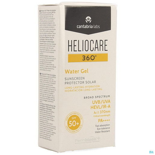 Heliocare 360 Water Gel IP50+ 50ml | Produits solaires