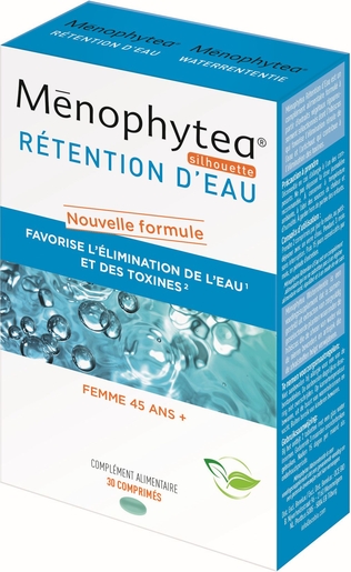 Menophytea Silhouette Retention Eau 30 Comprimés | Rétention d'eau