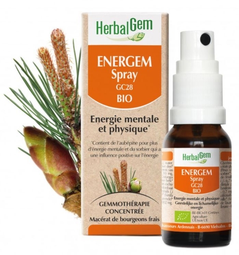HerbalGem Energem BIO Spray 15ml | Forme - Energie