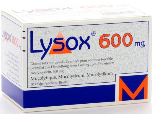 Lysox 600mg 30 Sachets | Toux grasse