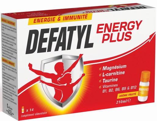 Defatyl Energy Plus 14 Flacons x 15ml | Forme - Energie