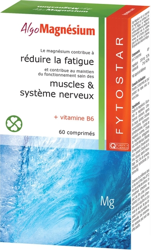 Fytostar Algo Magnésium 60 Comprimés | Stress - Relaxation
