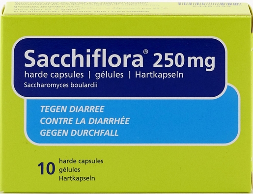 SacchiFlora 250mg 10 Gélules | Flore intestinale