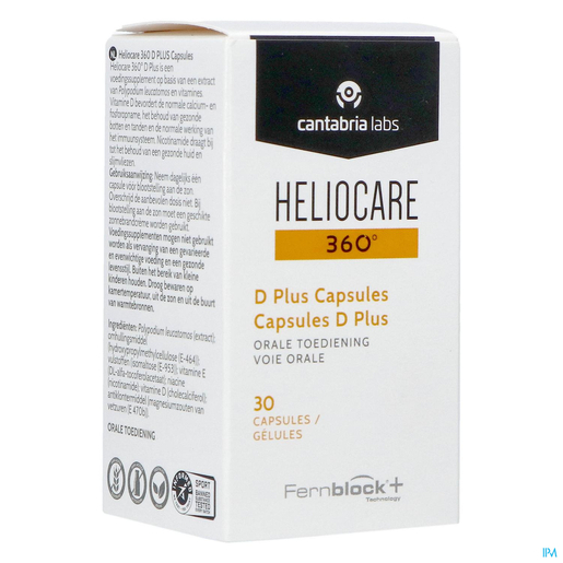 Heliocare 360 D Plus 30 Capsules | Produits solaires
