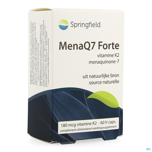 Menaq7 Vit K2 Forte Springfield Pot Caps 60 | Vitamines K