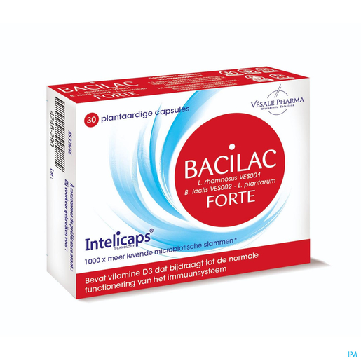 Bacilac Forte 30 Capsules | Flore intestinale