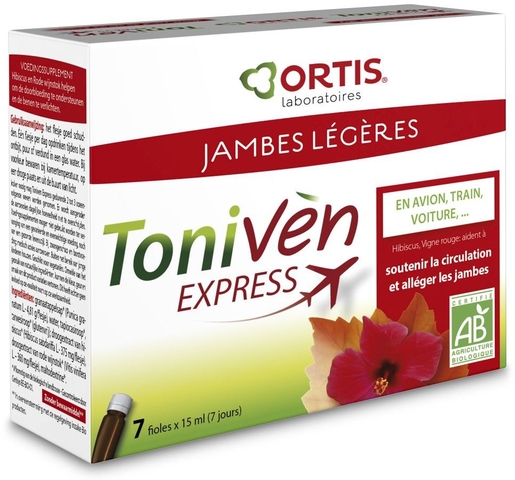Ortis Toniven Express 7x15ml | Circulation
