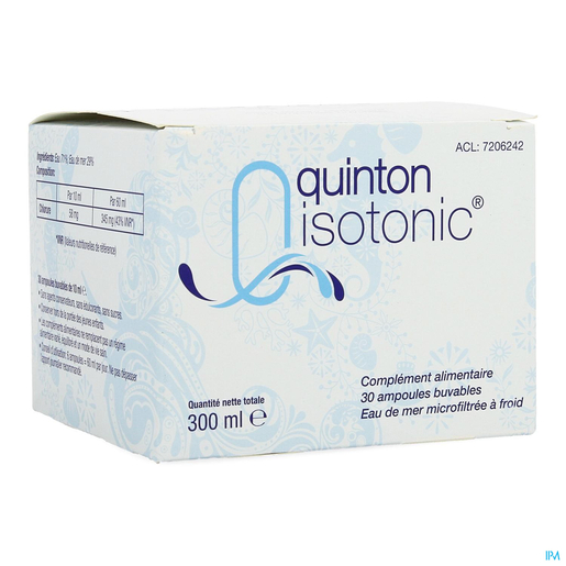 Quinton Isotonic Amp 30x10ml | Nettoyage du nez