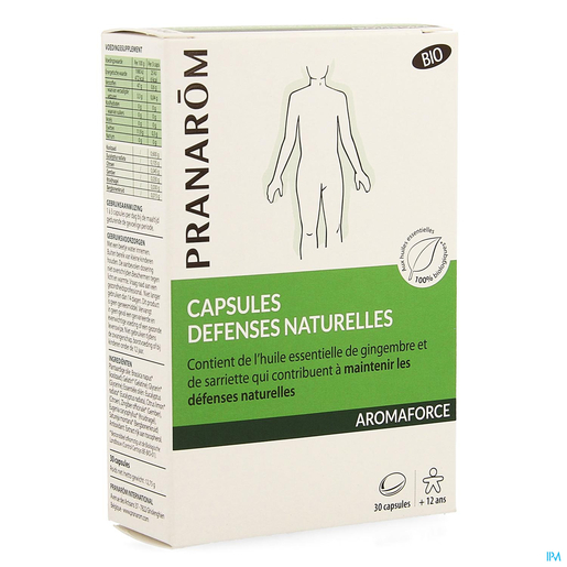 Pranarôm Aromaforce Bio Defenses Naturelles 30 Capsules | Défenses naturelles