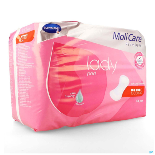 Molicare Premium Lady Pad 4 Drops 14 Pieces | Tampons - Protège-slips