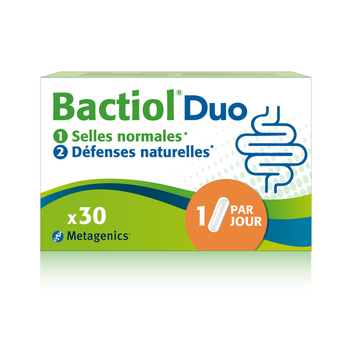 Bactiol Duo 30 Capsules | Probiotiques - Prébiotiques