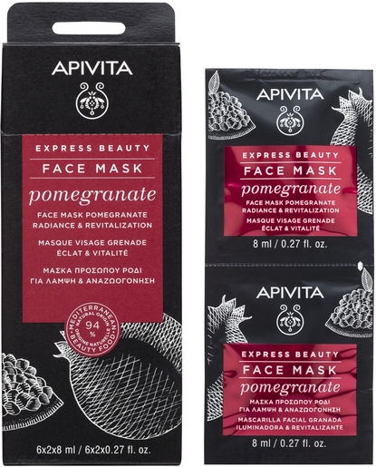 Apivita Express Beauty Masque Visage à la Grenade | Masque