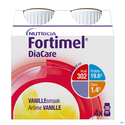 Fortimel Diacare Vanille 4x200ml | Nutrition orale