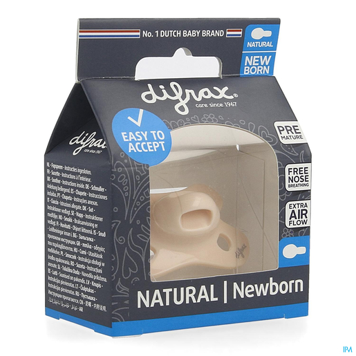 Diffrax Sucette Natural Newborn Pure Blossom | Sucettes