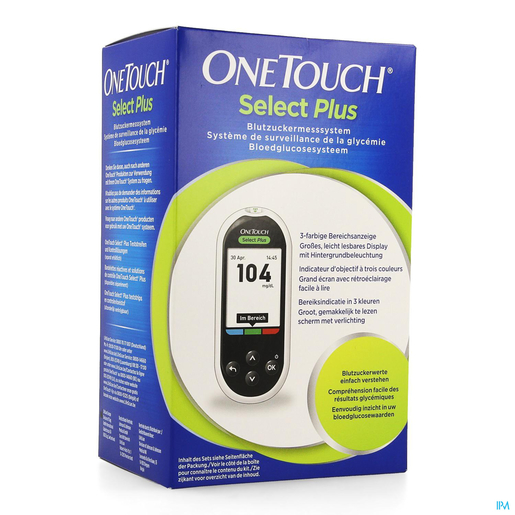 Onetouch Select Plus Systeme Surveillance Glycemie | Diabète - Glycémie