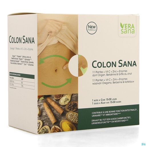 Colon Sana Duopack 60 Gélules + Gouttes 30ml | Digestion - Transit Intestinal