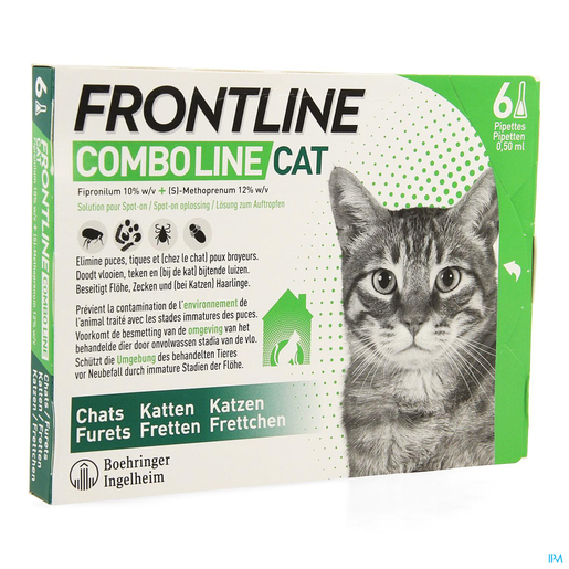 FRONTLINE Combo Line Cat 6P | Médicaments pour chat