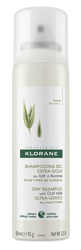 Klorane Shampooing Sec Lait Avoine Spray 150ml (nouvelle formule) | Shampooings