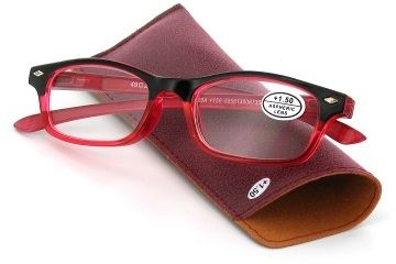 Pharmaglasses Lunettes Lecture Dioptrie +2.00 Red | Lunettes