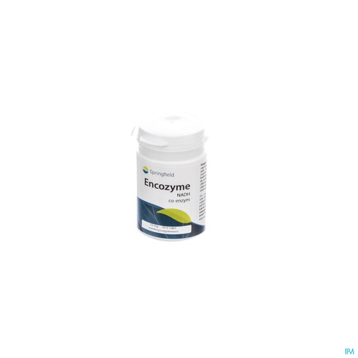 Encozyme Nadh 10mg Springfieldpot V-caps 30 | Phytothérapie