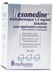 Hexomedine Transdermique 1,5mg/ml Solution Application Cutanée 45ml