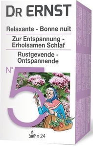 Dr Ernst Tisane N5 Relaxante Bonne Nuit 24 Sachets