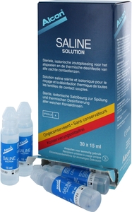 Alcon Saline Solution 30x15ml