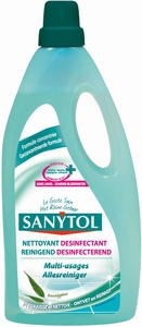 Sanytol Nettoyant Désinfectant Multi-Usages Sols et Surfaces 1L