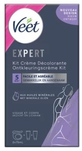 Veet Crème Décolorante Kit Visage et Corps 2x75ml