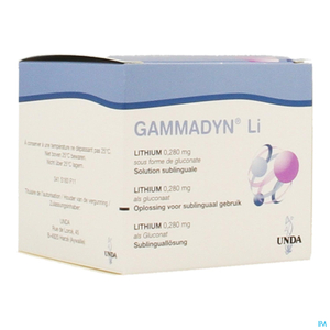 Gammadyn Lithium (Li) Ampoules 30x2ml Unda