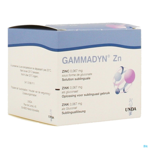 Gammadyn Zinc (Zn) Ampoules 30x2ml Unda