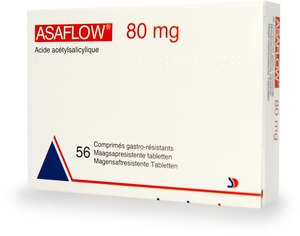 Asaflow 80mg 56 Comprimés Gastro-Résistants