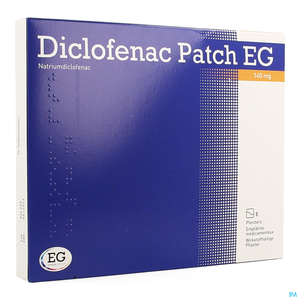 Diclofenac Patch EG 140mg 5 Emplatres Médicamenteux