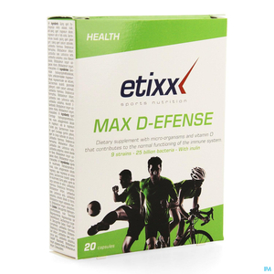 Etixx Max D-efense 20 Capsules