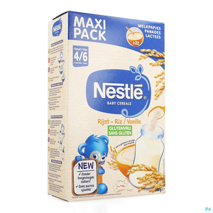 Nestlé Baby Cereals Riz-Vanille sans Gluten 250gr