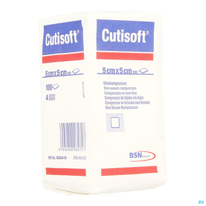 Cutisoft N/st Non Woven 4pl5,0x 5,0cm 100