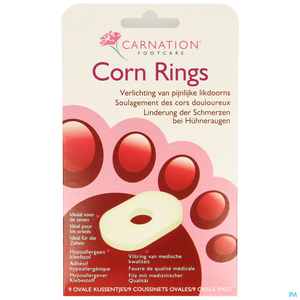 Carnation Anticors Corn Rings 9 Pièces