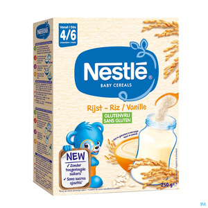 Nestlé Baby Cereals Riz-Vanille 250gr
