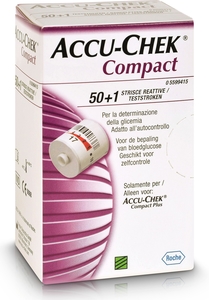 Accu-Chek Compact 50+1 Bandelettes Réactives