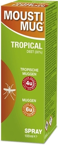 Moustimug Tropical 30% Deet Spray 100ml
