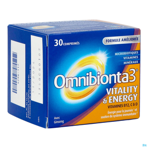 Omnibionta-3 Vitality Energy 30 Comprimés