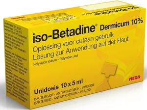 iso-Betadine Dermique 10% Solution pour Application Cutanée Unidose 10 x 5ml