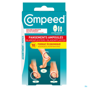 Compeed 10 Pansements Ampoules MixPack Economy